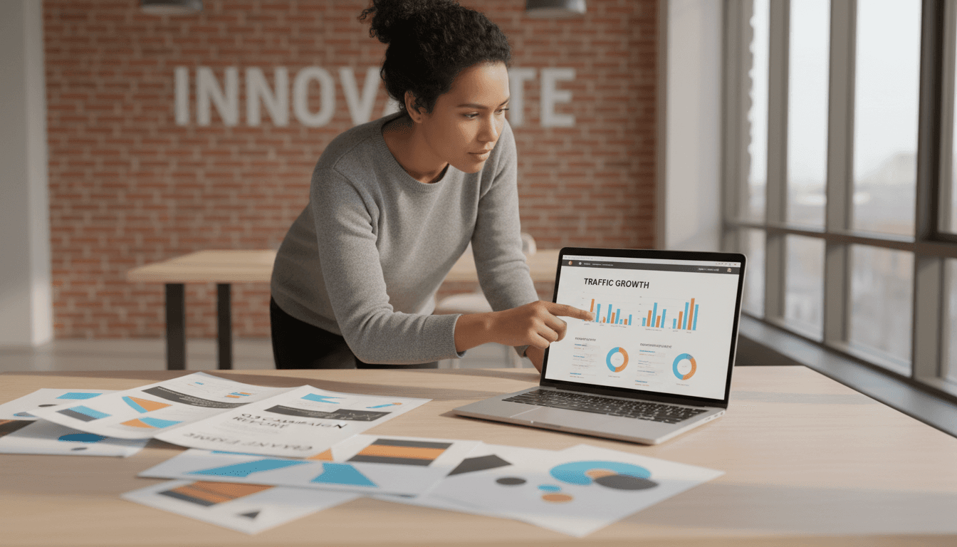 Home service contractors reviewing marketing results and leads